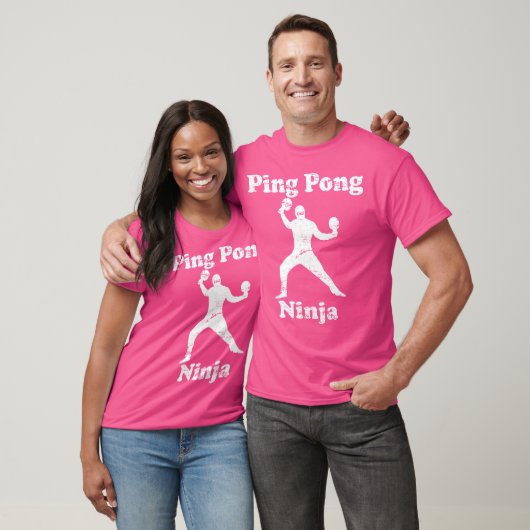 Ping Pong Ninja Funny Ping Pong Champion T-Shirt (Unisex)