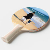 Ping Pong Paddelgeschenk für Ihr Foto mit Text Tischtennis Schläger (Vorderseite)