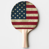 Ping Pong Paddle/American Flag Tischtennis Schläger (Rückseite)