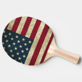 Ping Pong Paddle/American Flag Tischtennis Schläger (Seitenansicht)