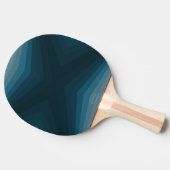 Ping-Pong Paddle - Aquamarin Gradient - HAMbyWG Tischtennis Schläger (Seitenansicht)