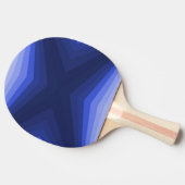 Ping-Pong Paddle - Blue Gradient - HAMbyWG Tischtennis Schläger (Seitenansicht)