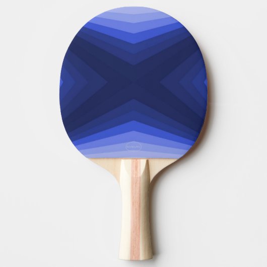 Ping-Pong Paddle - Blue Gradient - HAMbyWG Tischtennis Schläger (Vorderseite)
