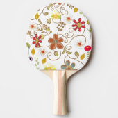 Ping Pong Paddle Blume Tischtennis Schläger (Vorderseite)