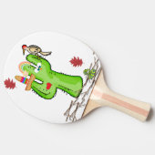 Ping Pong Paddle Cactus Bird Tischtennis Schläger (Seitenansicht)