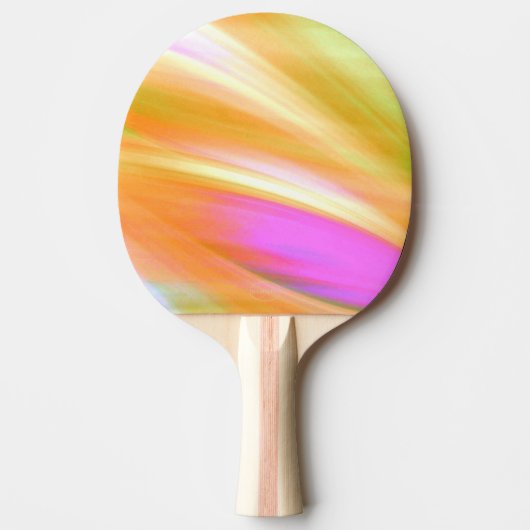 Ping-Pong-Paddle - Color Wave Yellow - HAMbyWG Tischtennis Schläger (Vorderseite)