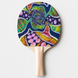 Ping Pong Paddle erstellt von Jimette Design Tischtennis Schläger