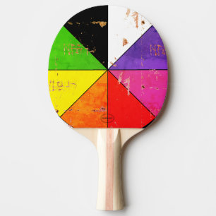 Ping Pong Paddle Farbrad gestört HAMbWG Tischtennis Schläger