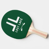 Ping Pong Paddle, Full Print Back Tischtennis Schläger (Seitenansicht)