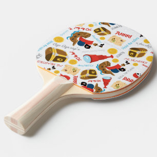 Ping Pong Paddle Full Print Back Tischtennis Schläger
