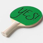 Ping Pong Paddle ja und nein Tischtennis Schläger (Vorderseite)