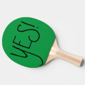 Ping Pong Paddle ja und nein Tischtennis Schläger (Seitenansicht)