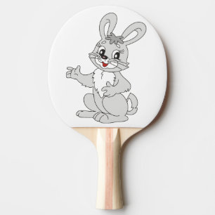 Ping Pong Paddle. Kaninchen. Tischtennis Schläger