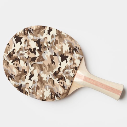 Ping Pong Paddle Militär Camouflage Print Tischtennis Schläger (Seitenansicht)