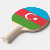 Ping Pong Paddle mit der Flagge Aserbaidschans Tischtennis Schläger (Vorderseite)
