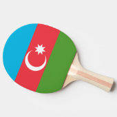 Ping Pong Paddle mit der Flagge Aserbaidschans Tischtennis Schläger (Seitenansicht)
