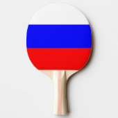 Ping Pong Paddle mit der Flagge Russlands Tischtennis Schläger (Rückseite)