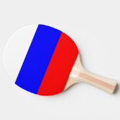 Ping Pong Paddle mit der Flagge Russlands Tischtennis Schläger (Seitenansicht)