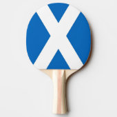 Ping Pong Paddle mit der Flagge Schottlands Tischtennis Schläger (Rückseite)
