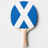 Ping Pong Paddle mit der Flagge Schottlands Tischtennis Schläger (Vorderseite)