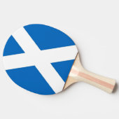 Ping Pong Paddle mit der Flagge Schottlands Tischtennis Schläger (Seitenansicht)