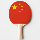 Ping Pong Paddle mit Flag der China Tischtennis Schläger (Vorderseite)