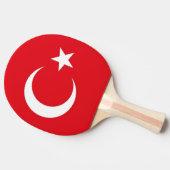 Ping Pong Paddle mit Flag der Türkei Tischtennis Schläger (Seitenansicht)