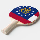 Ping Pong Paddle mit Flag Georgia, USA Tischtennis Schläger (Vorderseite)