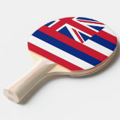 Ping Pong Paddle mit Flag Hawaii, USA Tischtennis Schläger (Vorderseite)