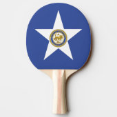 Ping Pong Paddle mit Flag Houston Tischtennis Schläger (Rückseite)