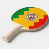 Ping Pong Paddle mit Flag Los Angeles, USA Tischtennis Schläger (Vorderseite)