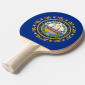 Ping Pong Paddle mit Flag New Hampshire, USA Tischtennis Schläger (Vorderseite)