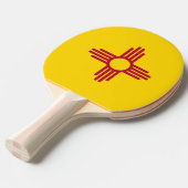 Ping Pong Paddle mit Flag New Mexico, USA Tischtennis Schläger (Vorderseite)