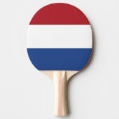 Ping Pong Paddle mit Flag Niederlande Tischtennis Schläger (Vorderseite)
