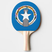 Ping Pong Paddle mit Flag Northern Mariana Tischtennis Schläger (Rückseite)