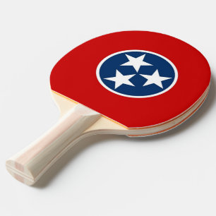 Ping Pong Paddle mit Flag Tennessee, USA Tischtennis Schläger