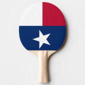 Ping Pong Paddle mit Flag Texas, USA Tischtennis Schläger (Rückseite)