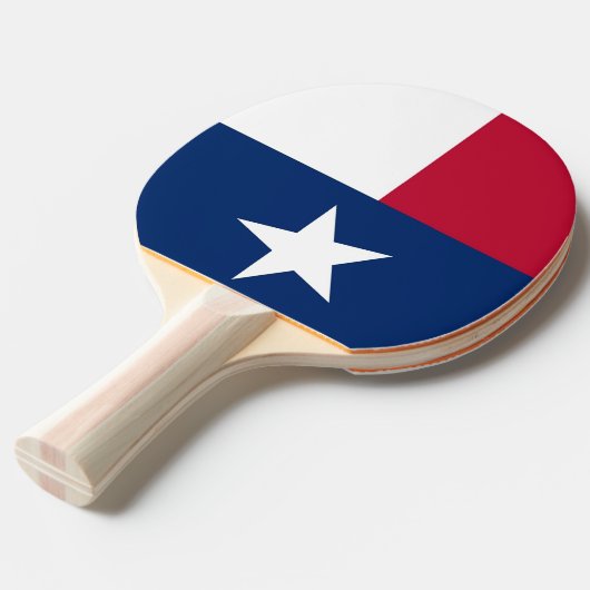 Ping Pong Paddle mit Flag Texas, USA Tischtennis Schläger (Vorderseite)