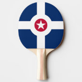Ping Pong Paddle mit Flag von Indianapolis Tischtennis Schläger (Rückseite)