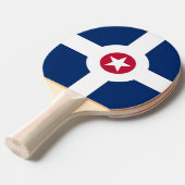 Ping Pong Paddle mit Flag von Indianapolis Tischtennis Schläger (Vorderseite)