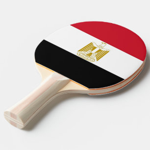 Ping Pong Paddle mit Flagge Ägyptens Tischtennis Schläger