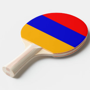 Ping Pong Paddle mit Flagge Armeniens Tischtennis Schläger