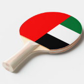 Ping Pong Paddle mit Flagge der VAE Tischtennis Schläger (Vorderseite)