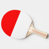 Ping Pong Paddle mit Flagge Indonesiens Tischtennis Schläger (Seitenansicht)