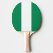 Ping Pong Paddle mit Flagge Nigerias Tischtennis Schläger (Vorderseite)