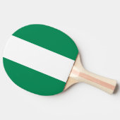 Ping Pong Paddle mit Flagge Nigerias Tischtennis Schläger (Seitenansicht)