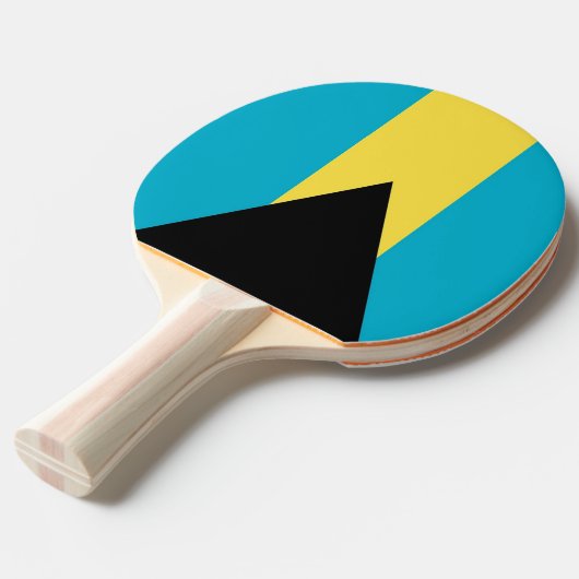 Ping Pong Paddle mit Flagge von Bahamas Tischtennis Schläger (Vorderseite)