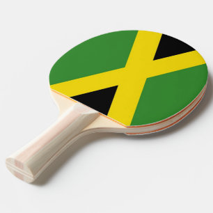 Ping Pong Paddle mit Flagge von Jamaika Tischtennis Schläger
