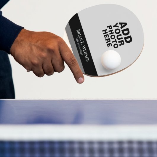 Ping Pong Paddle mit Foto und Name Tischtennis Schläger (InSitu)