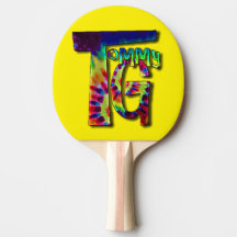 Ping Pong Paddle mit Ihrem Lieblings-Musikerlogo